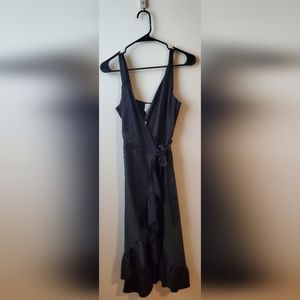 Blue Rain Wrap Dress